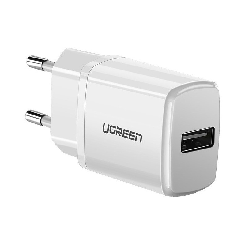 Hurtownia Ugreen - 6957303854608 - UGR670WHT - UGREEN ładowarka sieciowa USB 2,1A biały (50460) - B2B homescreen