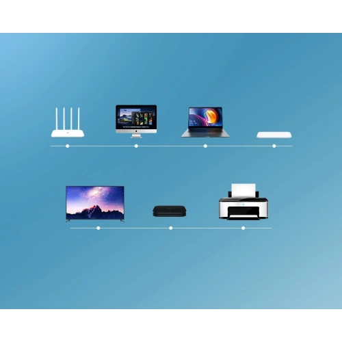 UGREEN kabel przewód internetowy sieciowy Ethernet patchcord RJ45 Cat 6 UTP 1000Mbps 20m czarny (20166)