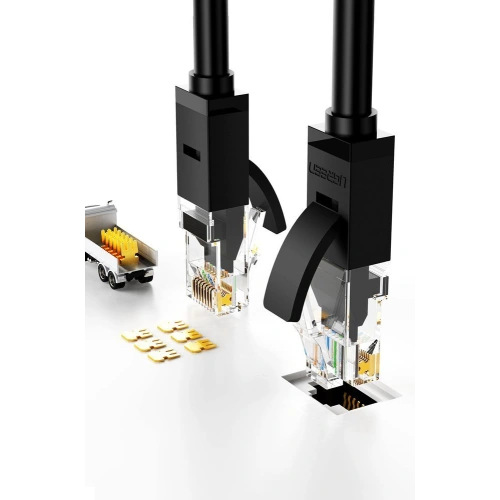 UGREEN kabel przewód internetowy sieciowy Ethernet patchcord RJ45 Cat 6 UTP 1000Mbps 20m czarny (20166)