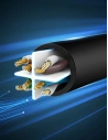 Hurtownia GSM - UGREEN kabel przewód internetowy sieciowy Ethernet patchcord RJ45 Cat 6 UTP 1000Mbps 20m czarny (20166) - UGR673BLK - {ean13} - Hurt