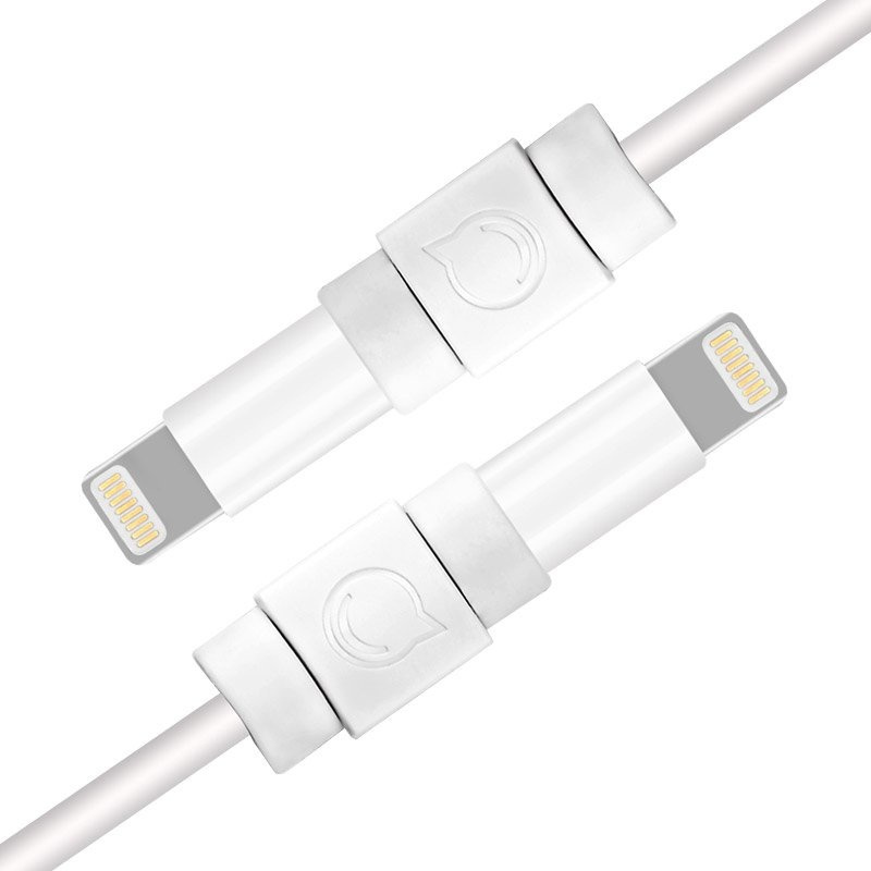 Ugreen Distributor - 6957303847051 - UGR676WHT - Ugreen 6x protective cable plug cover for Lightning original cable white (40705) - B2B homescreen