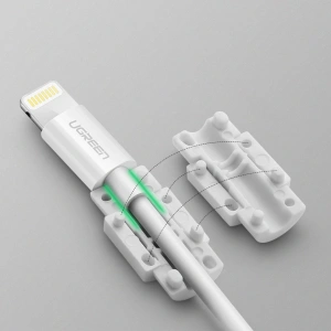 Hurtownia GSM - UGREEN 6x osłona zabezpieczenie oryginalnego kabla Lightning biały (40705) - UGR676WHT - {ean13} - Hurt