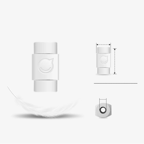 UGREEN 6x osłona zabezpieczenie oryginalnego kabla Lightning biały (40705)