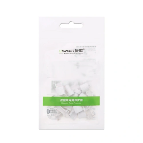 UGREEN 6x osłona zabezpieczenie oryginalnego kabla Lightning biały (40705)