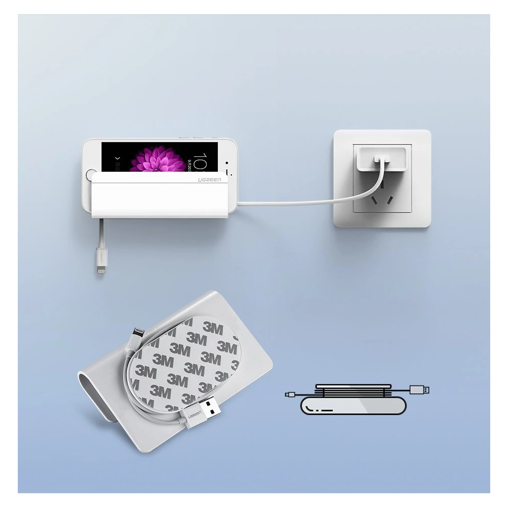 Wholesale Ugreen wall mount holder for smartphone white (30394) - UGR677WHT - {ean13} - Hurt