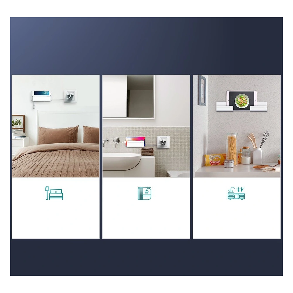 Wholesale Ugreen wall mount holder for smartphone white (30394) - UGR677WHT - {ean13} - Hurt