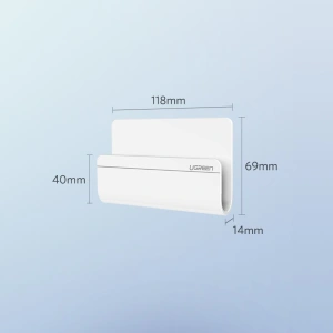 Hurtownia GSM - UGREEN nástěnný držák pro smartphone na nabíjení bílý (30394) - UGR677WHT - {ean13} - Hurt