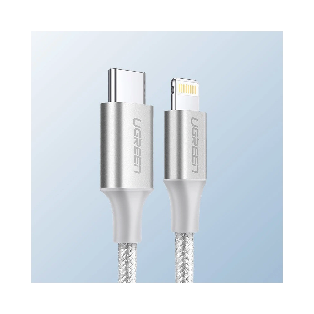 Hurtownia GSM - UGREEN kabel USB Typ C - Lightning MFI 1 m 3 A 36 W stříbrný (70523) - UGR683SLV - {ean13} - Hurt