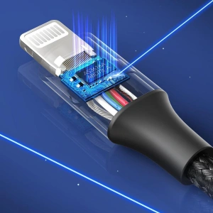 UGREEN kabel przewód USB Typ C - Lightning MFI 1 m 3 A 36 W srebrny (70523)