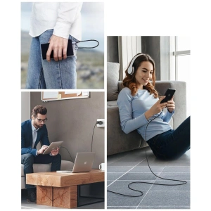 UGREEN kabel przewód USB Typ C - Lightning MFI 1 m 3 A 36 W srebrny (70523)