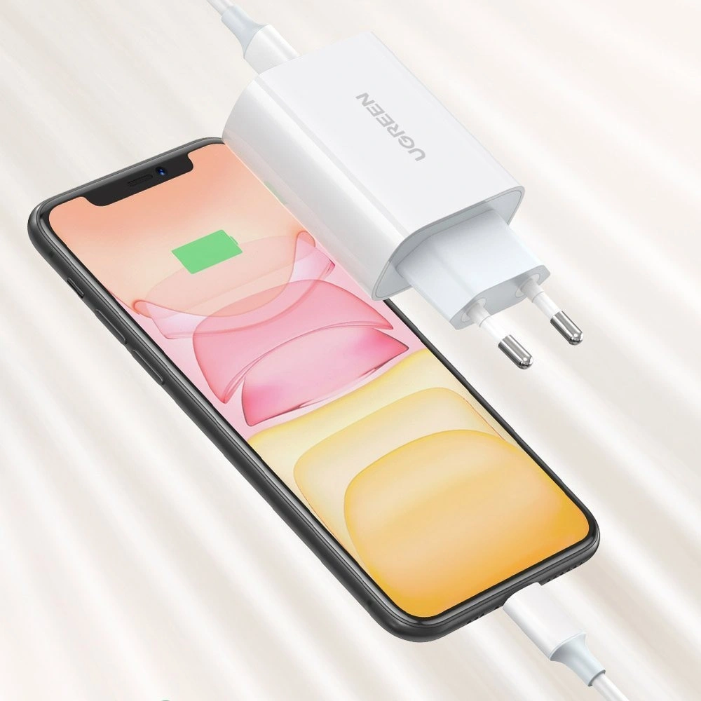 Hurtownia GSM - UGREEN rychlá nabíječka do sítě USB Typ C Power Delivery 30 W Quick Charge 4.0 bílá (70161) - UGR684WHT - {ean13} - Hurt