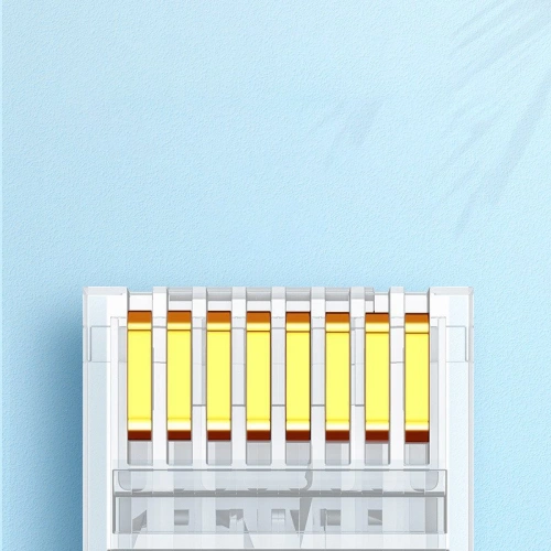 UGREEN 10x wtyk wtyczka złączka końcówka RJ45 8P8C Cat 6 przezroczysty (50961)