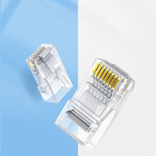 UGREEN 10x wtyk wtyczka złączka końcówka RJ45 8P8C Cat 6 przezroczysty (50961)