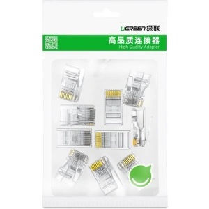 Wholesale Ugreen 10x plug connector RJ45 8P8C Cat 6 transparent (50961) - UGR685CL - {ean13} - Hurt