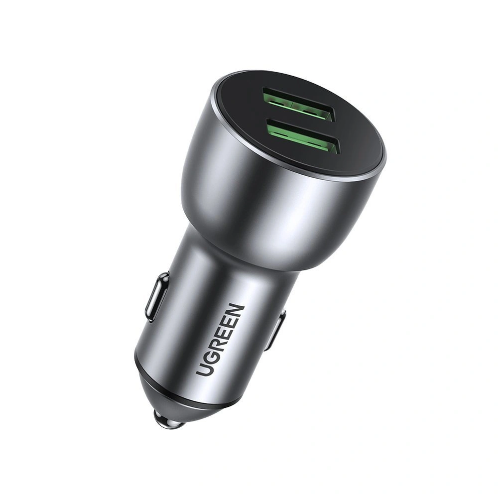 Wholesale Ugreen fast car charger 2x USB Quick Charge 3.0 36 W 3 A gray (CD213 60713) - UGR690GRY - {ean13} - Hurt