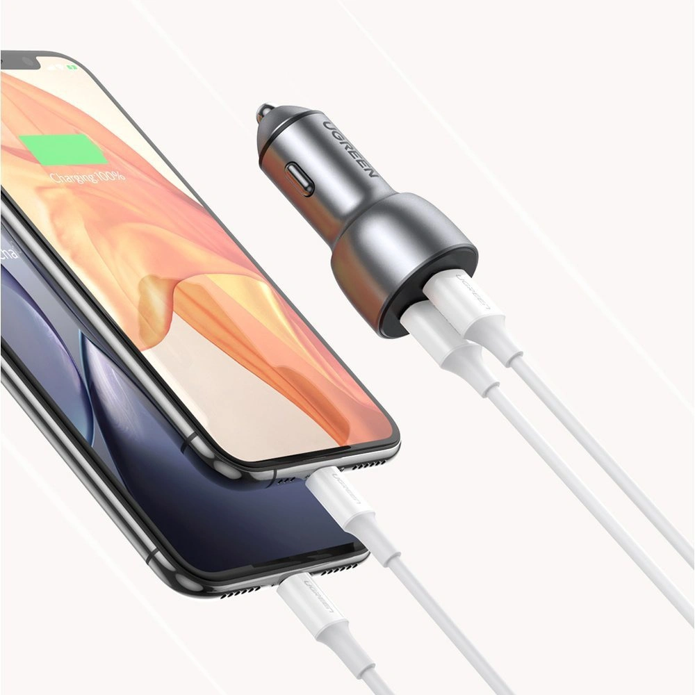 Wholesale Ugreen fast car charger 2x USB Quick Charge 3.0 36 W 3 A gray (CD213 60713) - UGR690GRY - {ean13} - Hurt