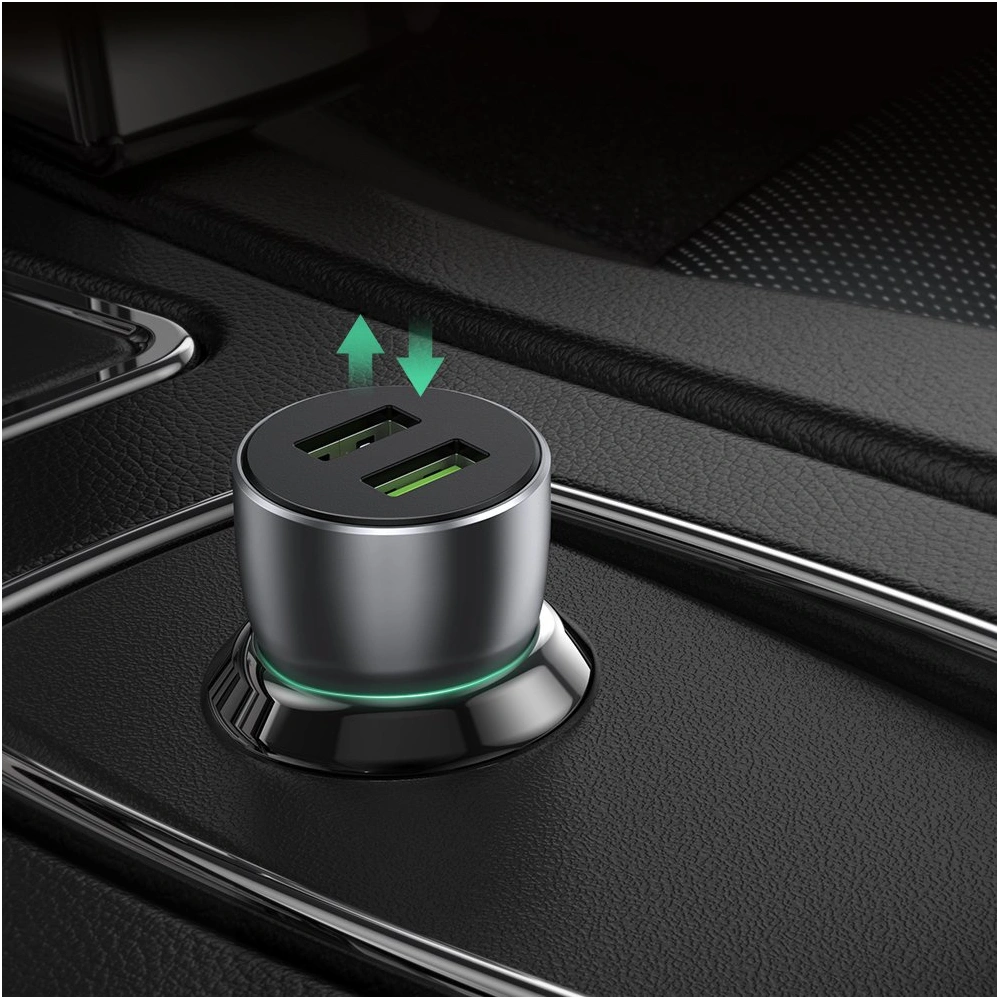 Hurtownia GSM - UGREEN auto nabíječka 2x USB Quick Charge 3.0 36 W 3 A šedá (CD213 60713) - UGR690GRY - {ean13} - Hurt