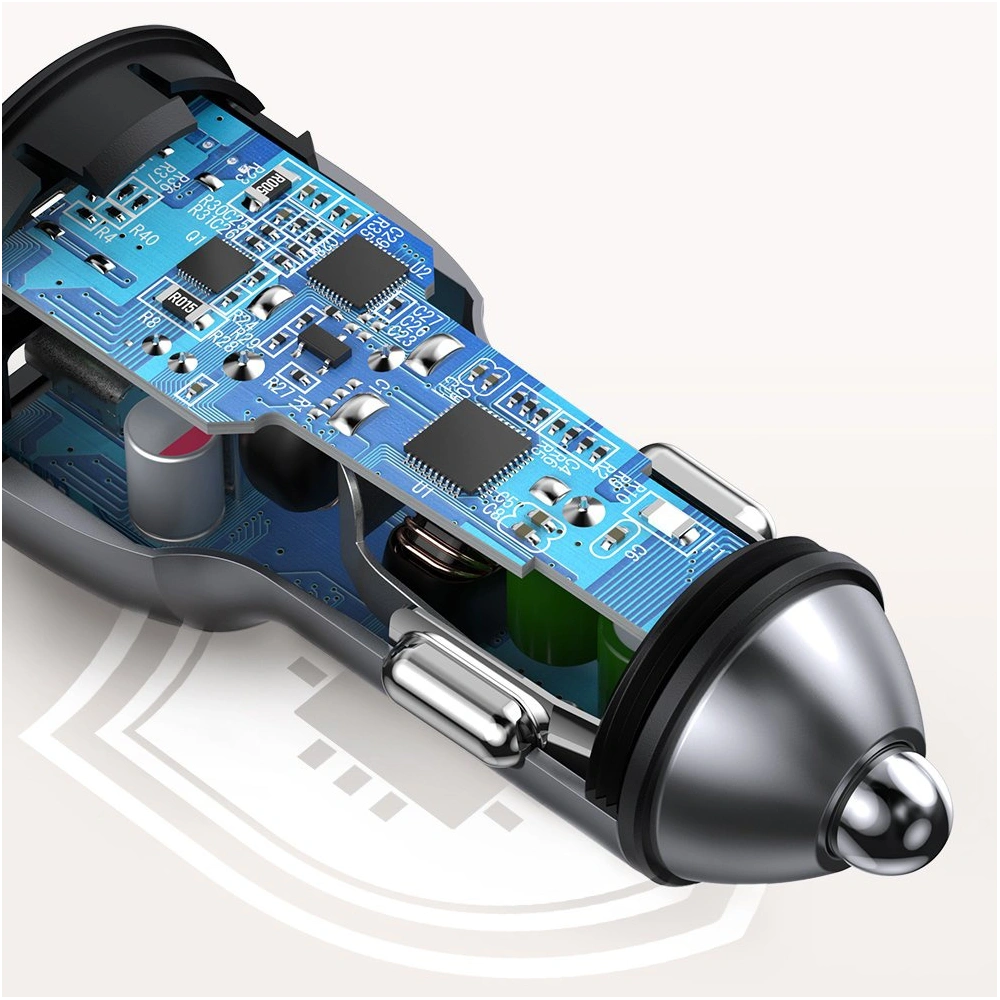 Wholesale Ugreen fast car charger 2x USB Quick Charge 3.0 36 W 3 A gray (CD213 60713) - UGR690GRY - {ean13} - Hurt