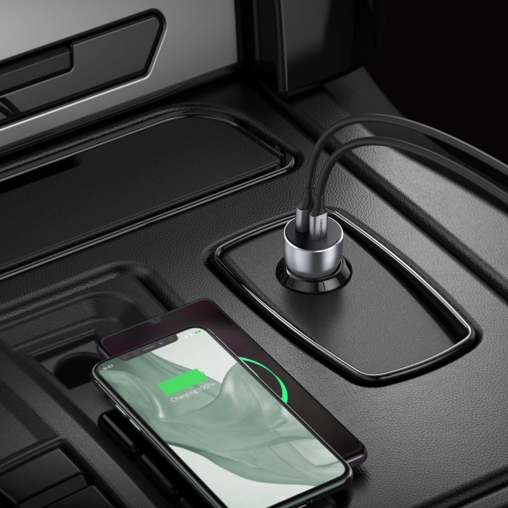 Hurtownia GSM - UGREEN automobilová nabíječka USB / USB Typ C Quick Charge 3.0 Power Delivery 36 W 3 A šedá (CD213 60980) - UGR691GRY - {ean13} - Hurt