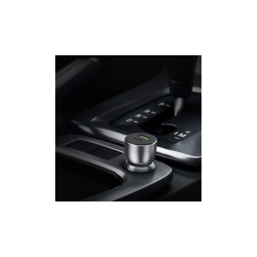Hurtownia GSM - UGREEN automobilová nabíječka USB / USB Typ C Quick Charge 3.0 Power Delivery 36 W 3 A šedá (CD213 60980) - UGR691GRY - {ean13} - Hurt