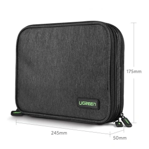 Wholesale Ugreen Cable Accessory Storage Bag phone cables 24,5 x 17,5 x 5 cm gray (50147 LP149) - UGR700GRY - {ean13} - Hurt