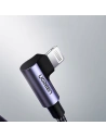 Hurtownia GSM - UGREEN MFI úhlový kabel s bočním konektorem USB Typ C - Lightning Power Delivery 3 A 1,5 m šedý (60764 US305) - UGR703GRY - {ean13} - Hurt