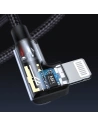 Hurtownia GSM - UGREEN MFI kątowy kabel przewód z bocznym wtykiem USB Typ C - Lightning Power Delivery 3 A 1,5 m szary (60764 US305) - UGR703GRY - {ean13} - Hurt