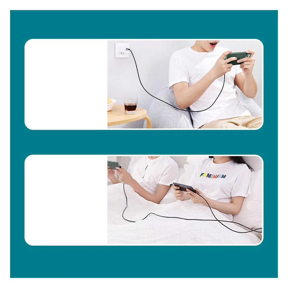 Hurtownia GSM - UGREEN MFI úhlový kabel s bočním konektorem USB Typ C - Lightning Power Delivery 3 A 1,5 m šedý (60764 US305) - UGR703GRY - {ean13} - Hurt