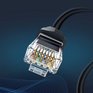 Hurtownia GSM - UGREEN kabel przewód internetowy sieciowy Ethernet patchcord RJ45 Cat 8 T568B 10 m czarny (70616 NW121) - UGR715BLK - {ean13} - Hurt