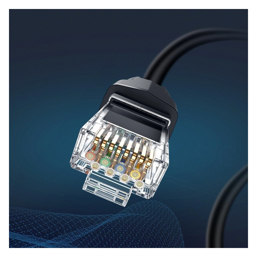 Wholesale Ugreen Ethernet patchcord cable RJ45 Cat 8 T568B 10 m black (70616 NW121) - UGR715BLK - {ean13} - Hurt