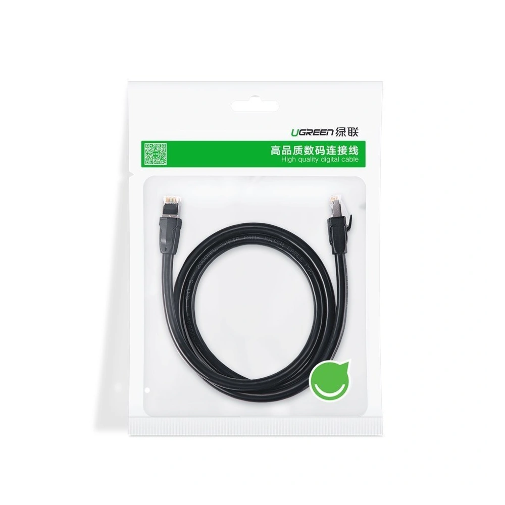 Wholesale Ugreen Ethernet patchcord cable RJ45 Cat 8 T568B 10 m black (70616 NW121) - UGR715BLK - {ean13} - Hurt