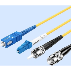 Hurtownia GSM - UGREEN FC-FC jednomodowy patchcord światłowód 3 m żółty (70662 NW129) - UGR716YEL - {ean13} - Hurt