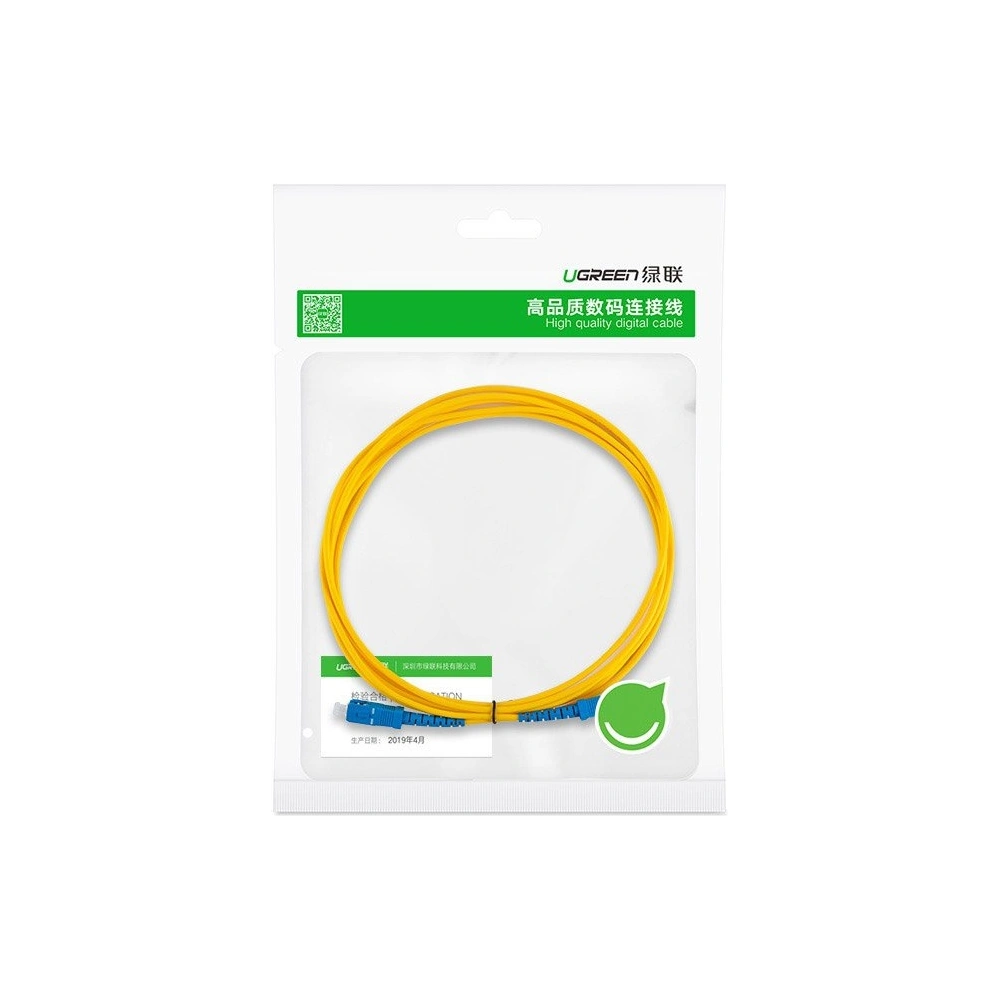 Hurtownia GSM - UGREEN LC-LC jednovidový patchcord optický kabel 3 m síťový žlutý (70663 NW130) - UGR717YEL - {ean13} - Hurt