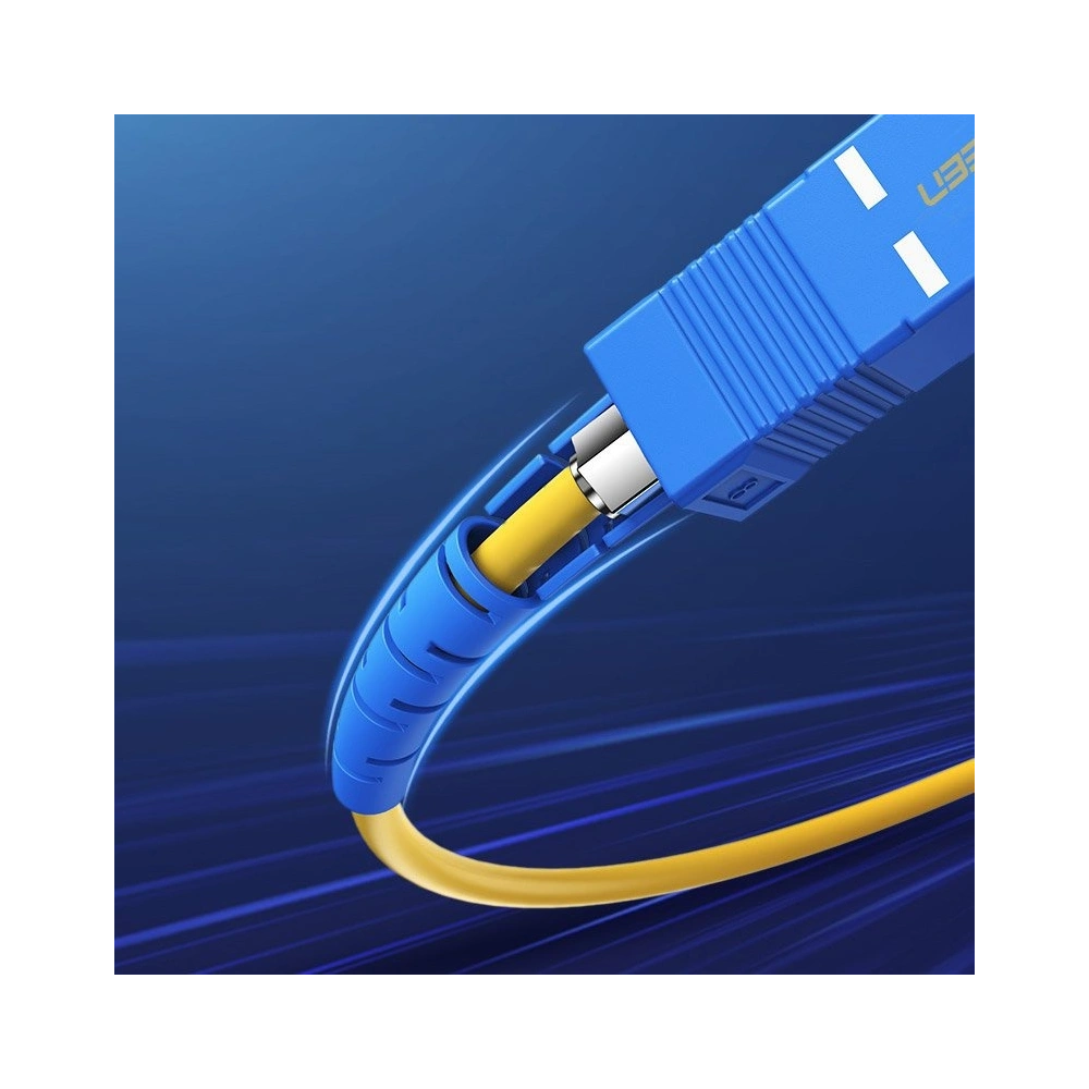 Hurtownia GSM - UGREEN LC-LC jednovidový patchcord optický kabel 3 m síťový žlutý (70663 NW130) - UGR717YEL - {ean13} - Hurt