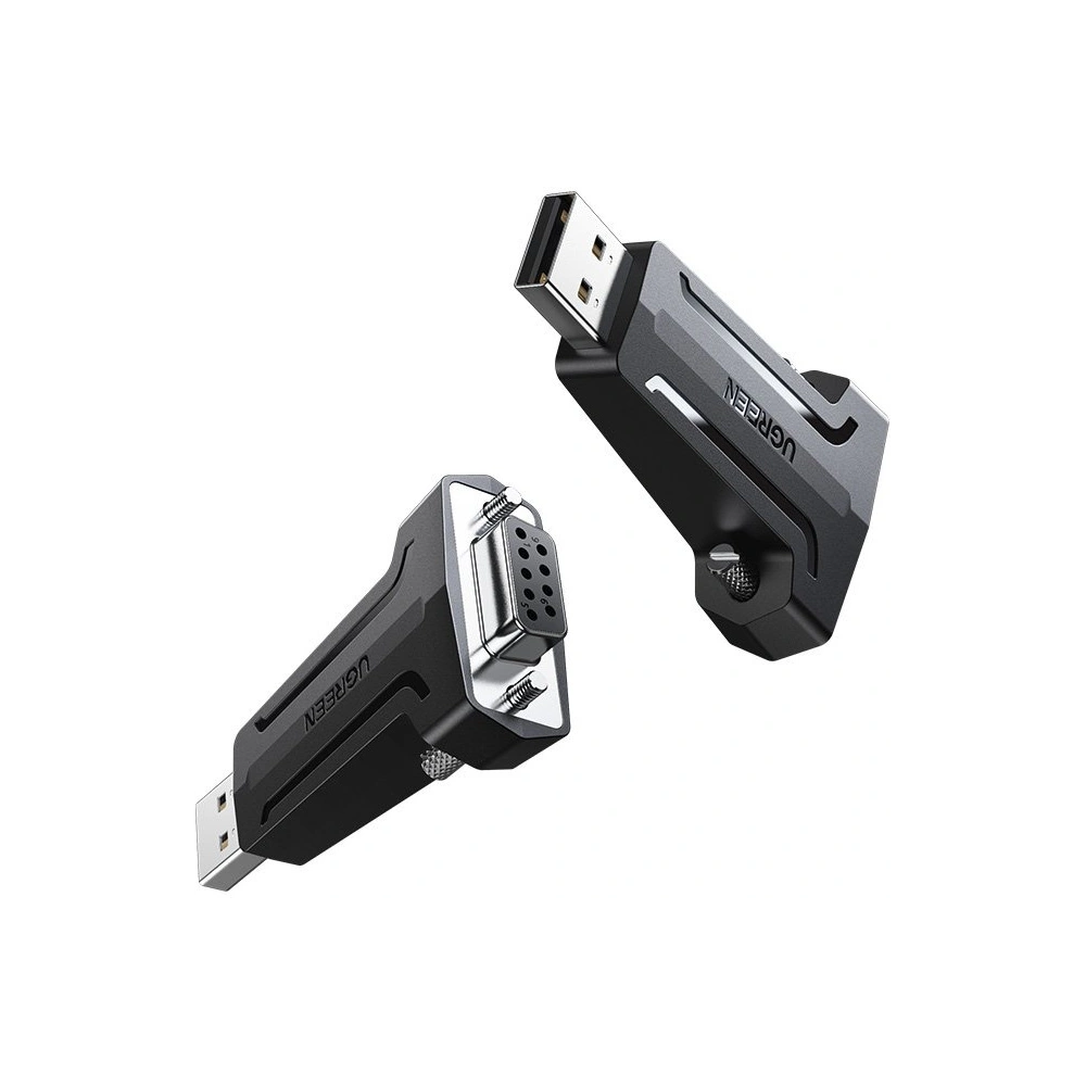 Hurtownia GSM - UGREEN adaptér konvertor přechod DB9 RS-232 - USB černý (80111 CM326) - UGR719BLK - {ean13} - Hurt
