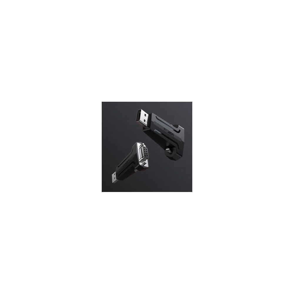 Hurtownia GSM - UGREEN adaptér konvertor přechod DB9 RS-232 - USB černý (80111 CM326) - UGR719BLK - {ean13} - Hurt