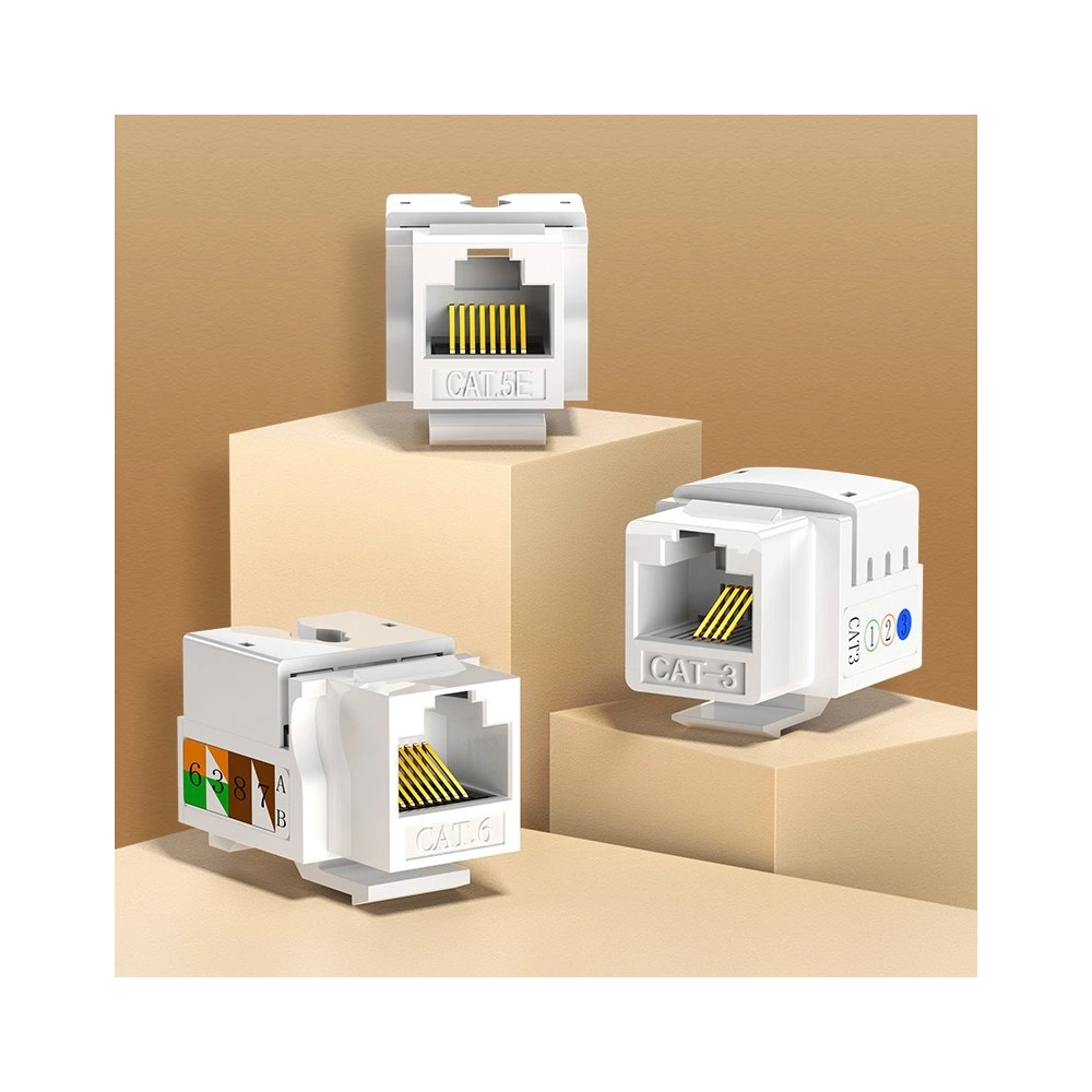 Wholesale Ugreen unshielded network modules Keystone Ethernet Cat 5e 8P8C RJ45 100 Mbps 568A/B white (80176 NW142) - UGR720WHT - {ean13} - Hurt