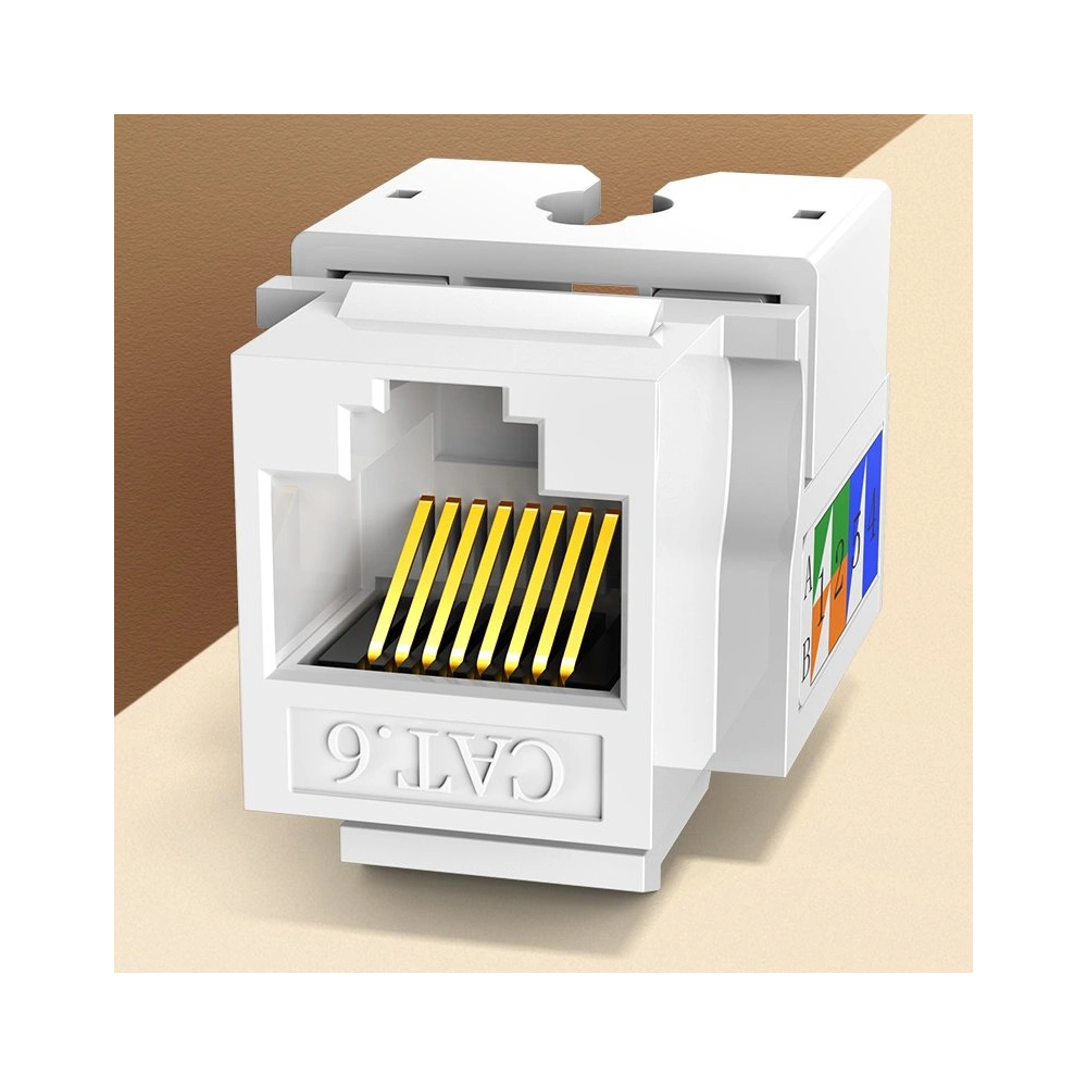 Wholesale Ugreen unshielded network modules Keystone Ethernet Cat 5e 8P8C RJ45 100 Mbps 568A/B white (80176 NW142) - UGR720WHT - {ean13} - Hurt