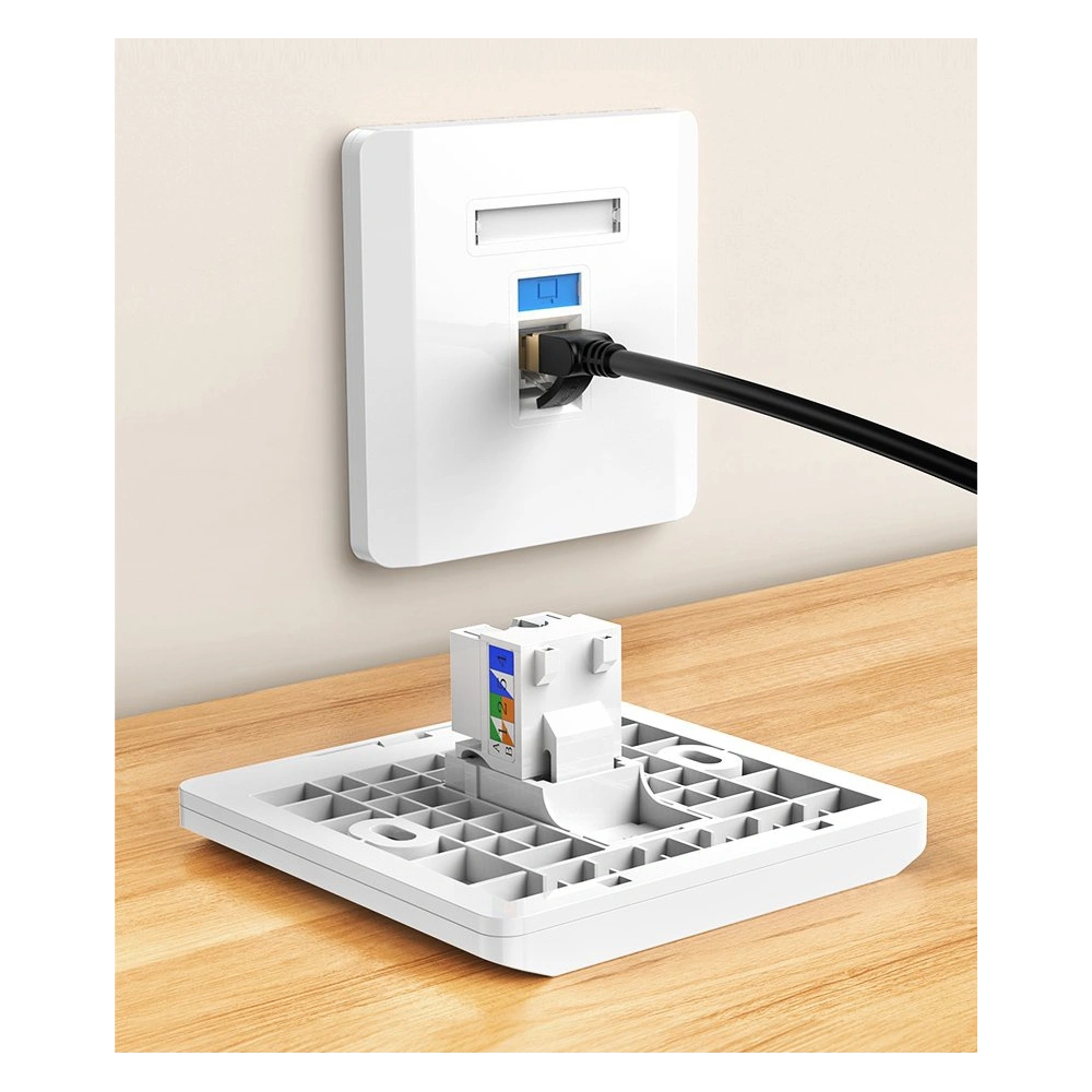 Wholesale Ugreen unshielded network modules Keystone Ethernet Cat 5e 8P8C RJ45 100 Mbps 568A/B white (80176 NW142) - UGR720WHT - {ean13} - Hurt