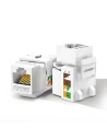 UGREEN gniazdo samozaciskowe Ethernet Cat 6 8P8C RJ45 1000 Mbps 568A/B biały (80178 NW143)