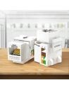 Hurtownia GSM - UGREEN 5x gniazdo samozaciskowe Ethernet Cat 6 8P8C RJ45 1000 Mbps 568A/B biały (80179 NW143) - UGR722WHT - {ean13} - Hurt