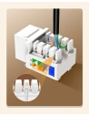 Hurtownia GSM - UGREEN 5x gniazdo samozaciskowe Ethernet Cat 6 8P8C RJ45 1000 Mbps 568A/B biały (80179 NW143) - UGR722WHT - {ean13} - Hurt