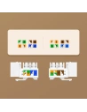 Hurtownia GSM - UGREEN 5x gniazdo samozaciskowe Ethernet Cat 6 8P8C RJ45 1000 Mbps 568A/B biały (80179 NW143) - UGR722WHT - {ean13} - Hurt