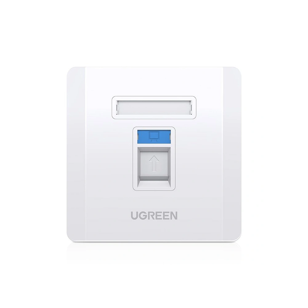 Wholesale Ugreen 5x wall socket internet LAN RJ45 86 mm x 86 mm white (80181 NW144) - UGR723WHT - {ean13} - Hurt