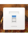Wholesale Ugreen 5x wall socket internet LAN RJ45 86 mm x 86 mm white (80181 NW144) - UGR723WHT - {ean13} - Hurt