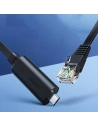 Hurtownia GSM - UGREEN adapter przejściówka kabel sieciowy konsolowy internetowy USB Typ C - RJ45 1,5 m czarny (80186 CM204) - UGR724BLK - {ean13} - Hurt