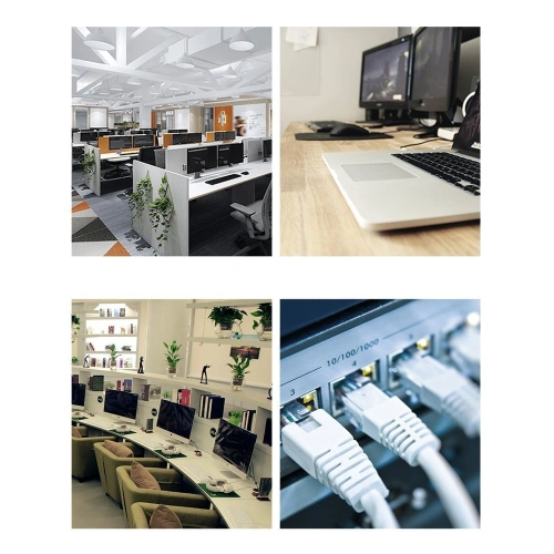 UGREEN kabel przewód internetowy sieciowy Ethernet patchcord RJ45 Cat 8 T568B 15 m czarny (80727 NW121)