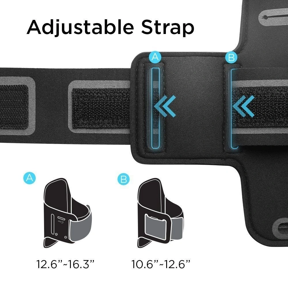Hurtownia GSM - Spigen Banda de braț caz Velo A700 Sports Armband 6.9 inch negru - SPN127BLK - {ean13} - Hurt