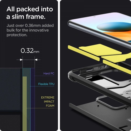 Etui Spigen Tough Armor Redmi Note 10 Pro Black