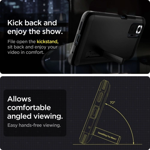 Etui Spigen Tough Armor Redmi Note 10 Pro Black